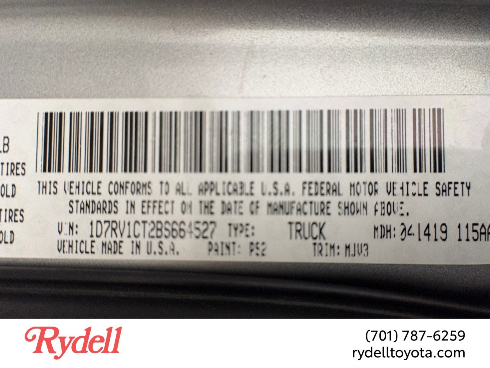 2011 RAM 1500 Big Horn