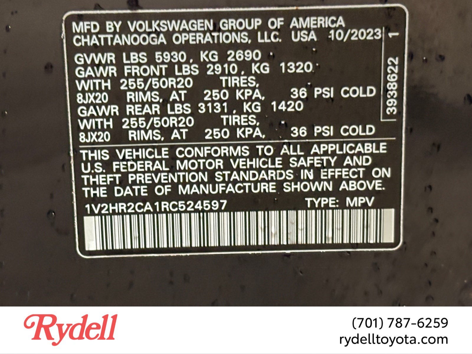 2024 Volkswagen Atlas 2.0T SE w/Technology