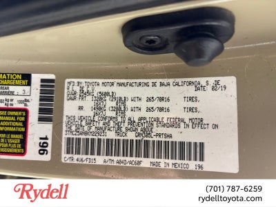 2019 Toyota Tacoma 4WD TRD Offroad