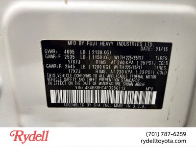 2015 Subaru Outback 2.5i Premium