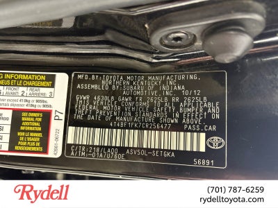 2012 Toyota Camry XLE