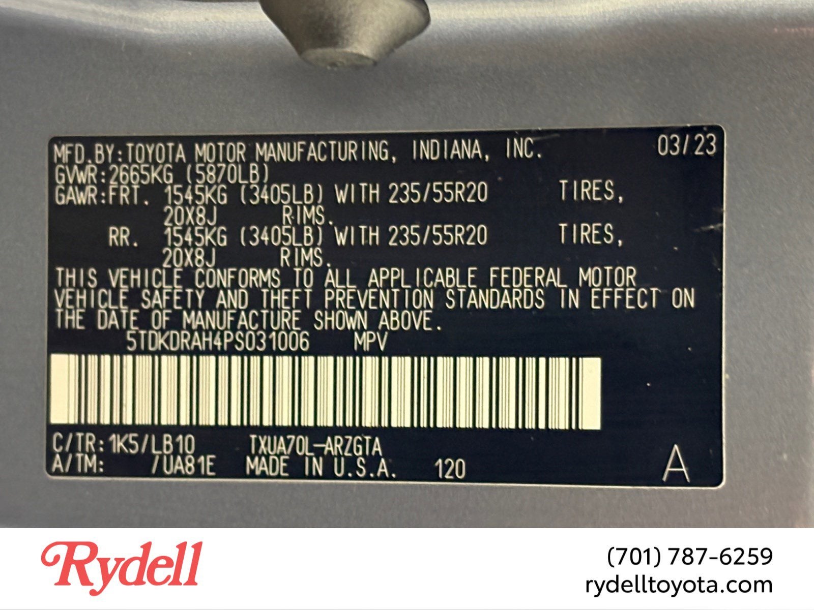 2023 Toyota Highlander Limited