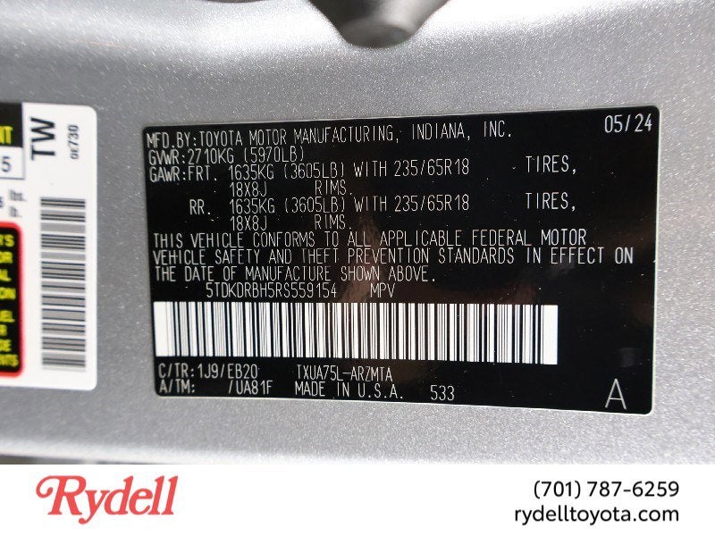 2024 Toyota Highlander XLE