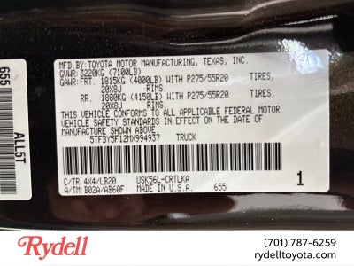 2021 Toyota Tundra 4WD Limited