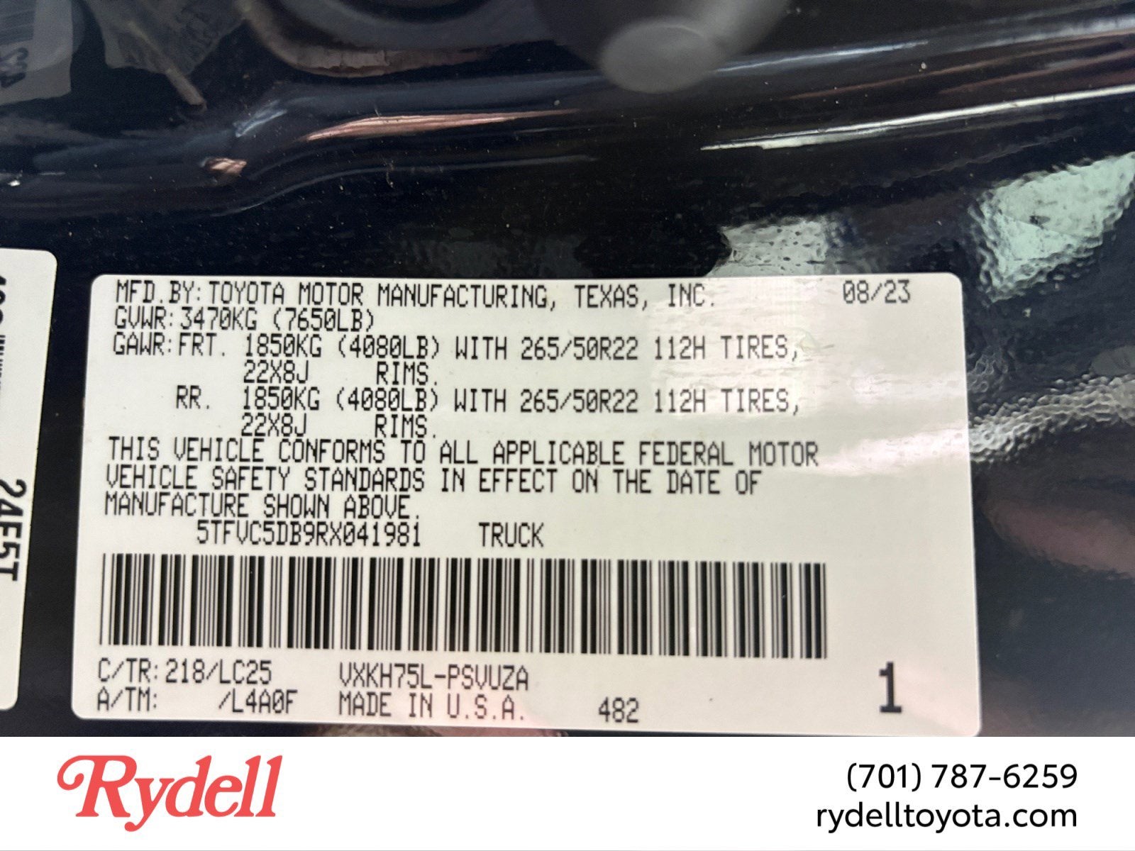 2024 Toyota Tundra 4WD Capstone Hybrid