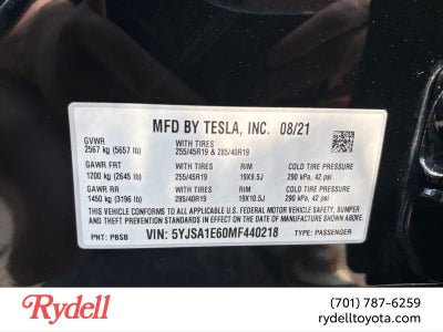 2021 Tesla Model S Plaid