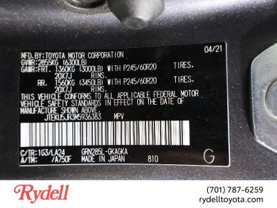 2021 Toyota 4Runner Limited