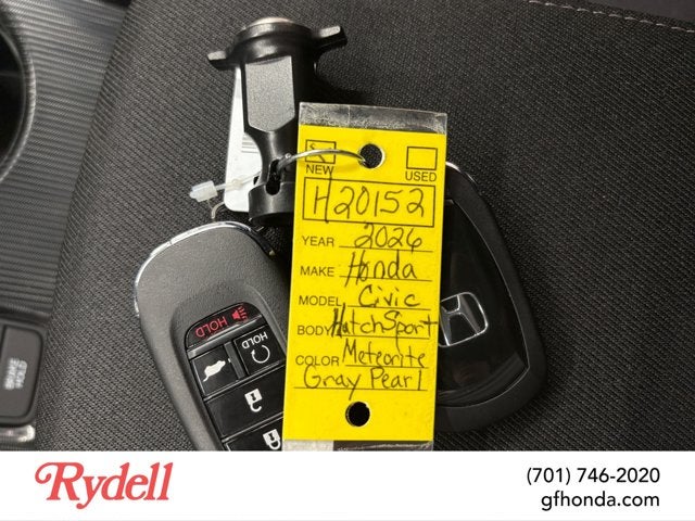 2026 Honda Civic Hatchback Sport