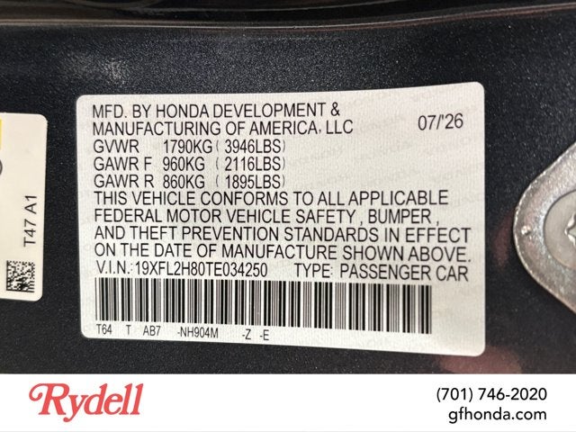2026 Honda Civic Hatchback Sport