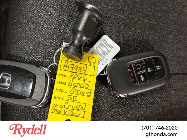 2026 Honda Accord Sedan SE