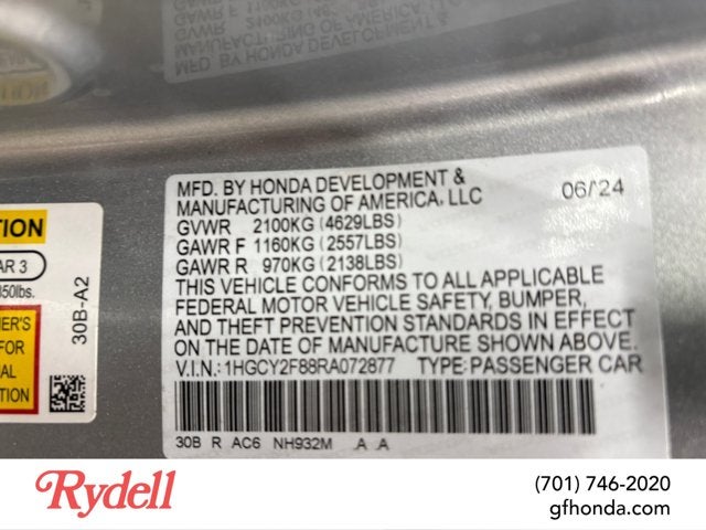 2024 Honda Accord Hybrid Touring