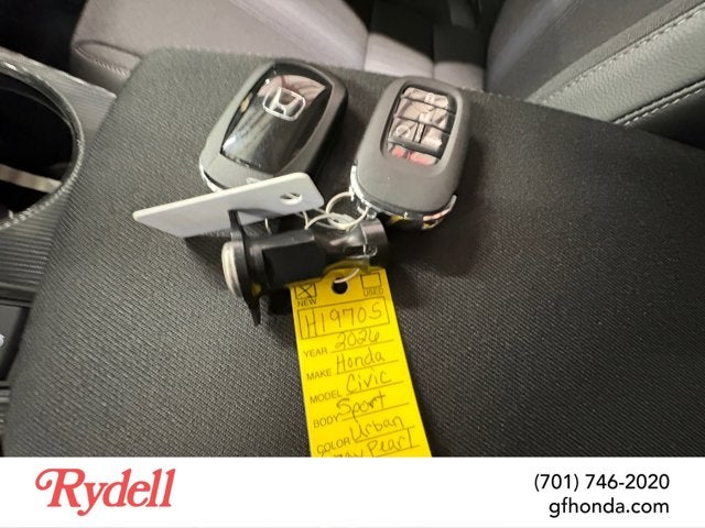 2026 Honda Civic Sedan Sport