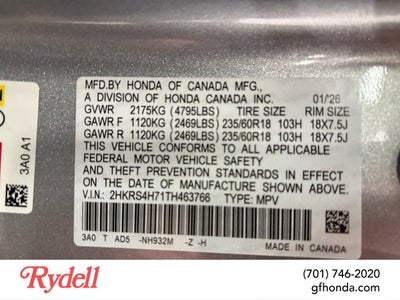 2026 Honda CR-V EX-L