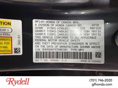 2026 Honda CR-V EX-L