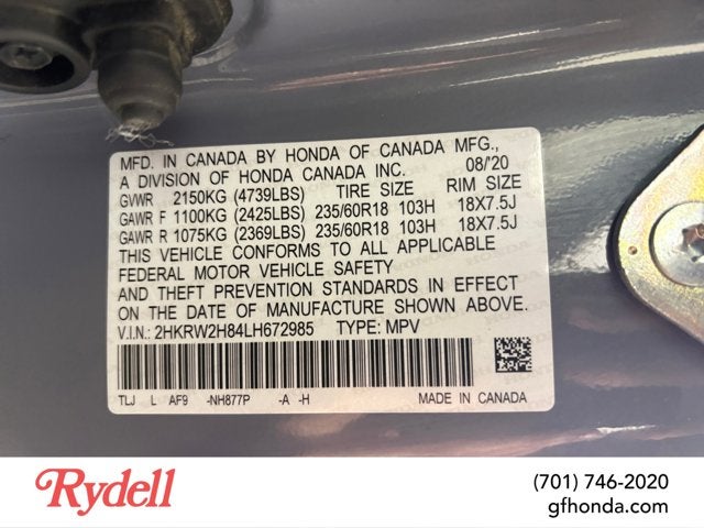 2020 Honda CR-V EX-L