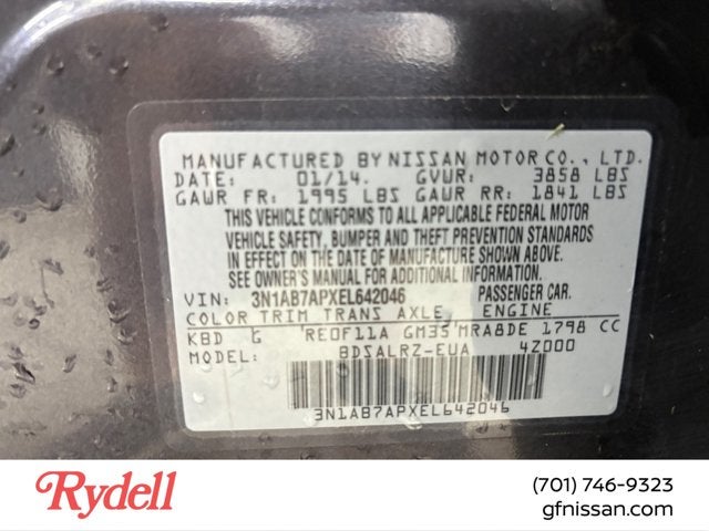 2014 Nissan Sentra SR
