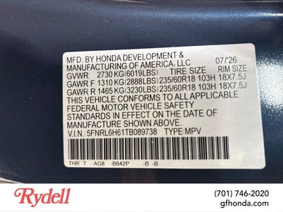 2026 Honda Odyssey EX-L