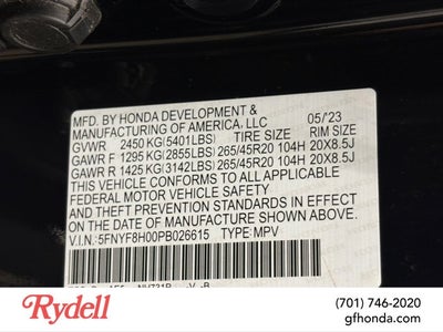 2023 Honda Passport Elite