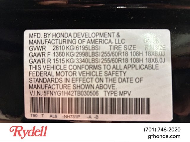 2026 Honda Pilot EX-L