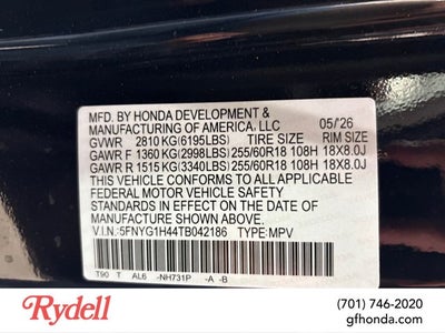 2026 Honda Pilot EX-L