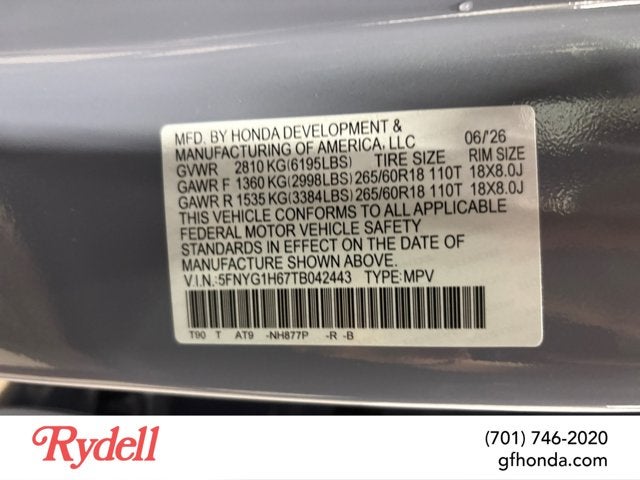 2026 Honda Pilot TrailSport