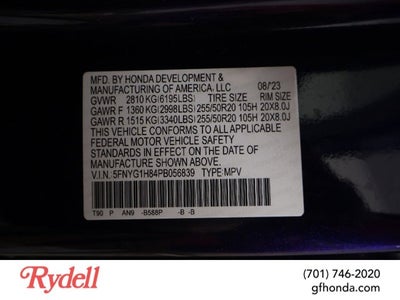 2023 Honda Pilot Elite