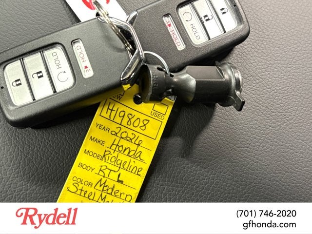 2026 Honda Ridgeline RTL