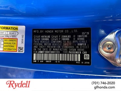 2026 Honda Prelude Coupe
