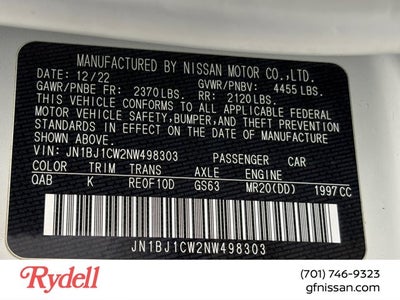 2022 Nissan Rogue Sport SL