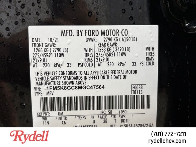 2021 Ford Explorer ST