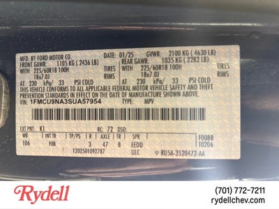 2025 Ford Escape ST-Line Select