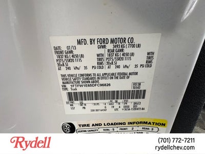 2013 Ford F-150 Platinum