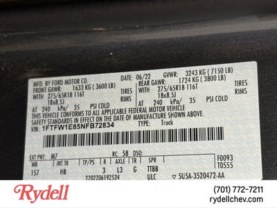 2022 Ford F-150 LARIAT