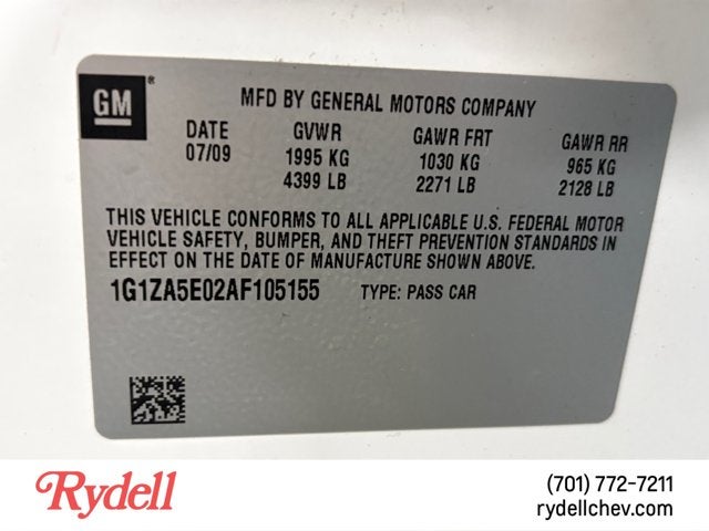 2010 Chevrolet Malibu LS w/1FL