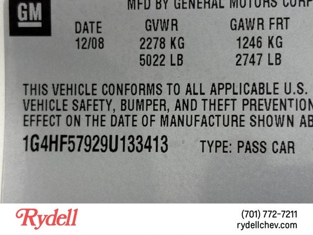 2009 Buick Lucerne Super