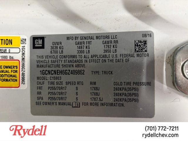 2016 Chevrolet Silverado 1500 Work Truck