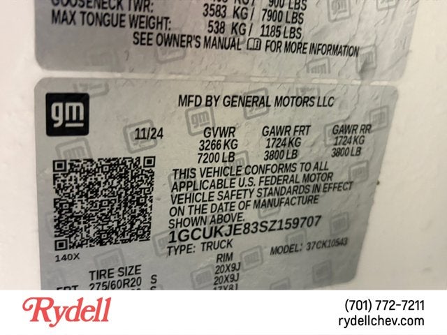 2025 Chevrolet Silverado 1500 High Country