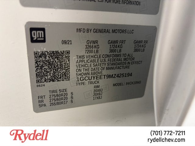 2021 Chevrolet Silverado 1500 RST