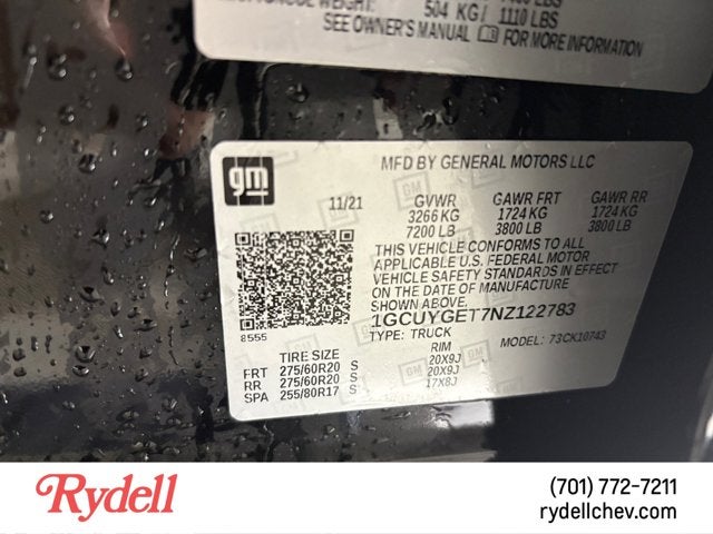 2022 Chevrolet Silverado 1500 LTD LTZ