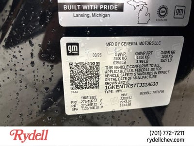 2026 GMC Acadia AWD Denali Ultimate