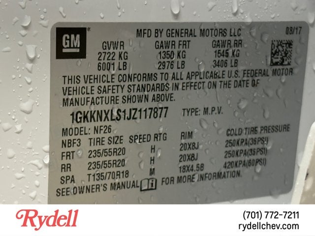 2018 GMC Acadia Denali