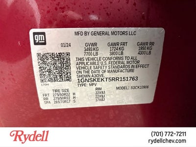 2024 Chevrolet Suburban RST