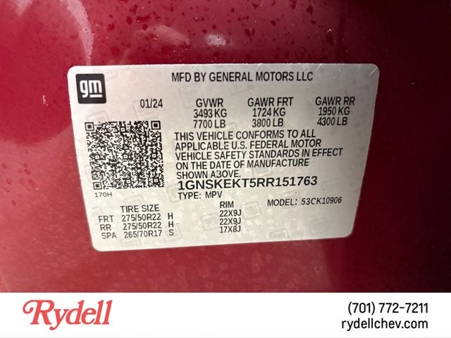 2024 Chevrolet Suburban RST