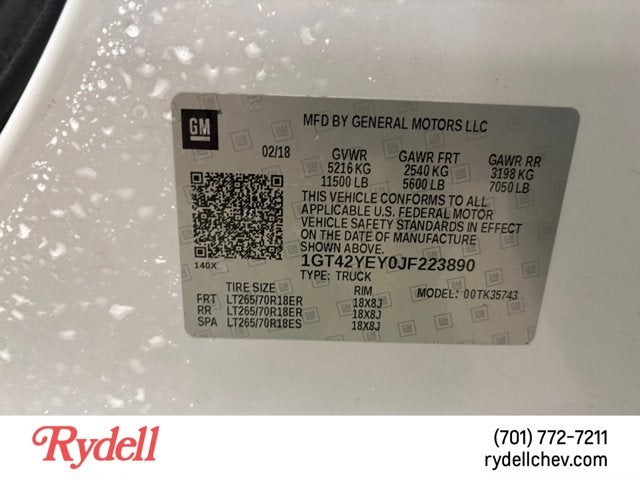 2018 GMC Sierra 3500HD Denali