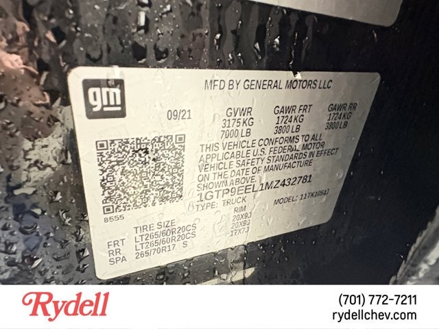 2021 GMC Sierra 1500 AT4