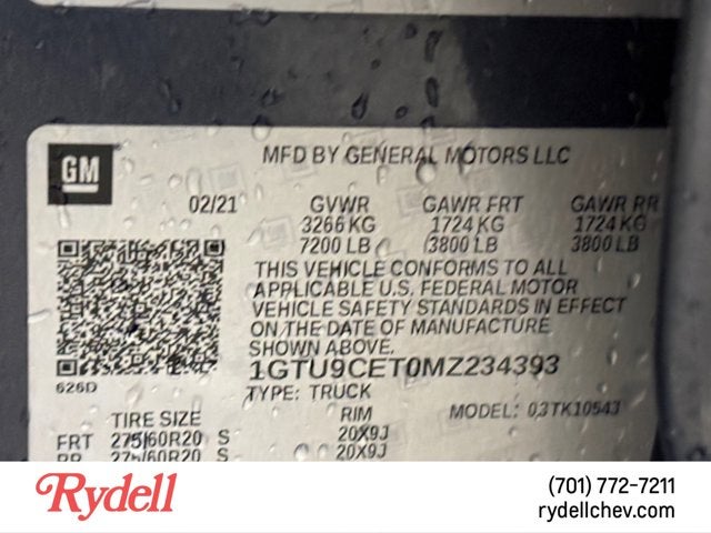 2021 GMC Sierra 1500 Elevation