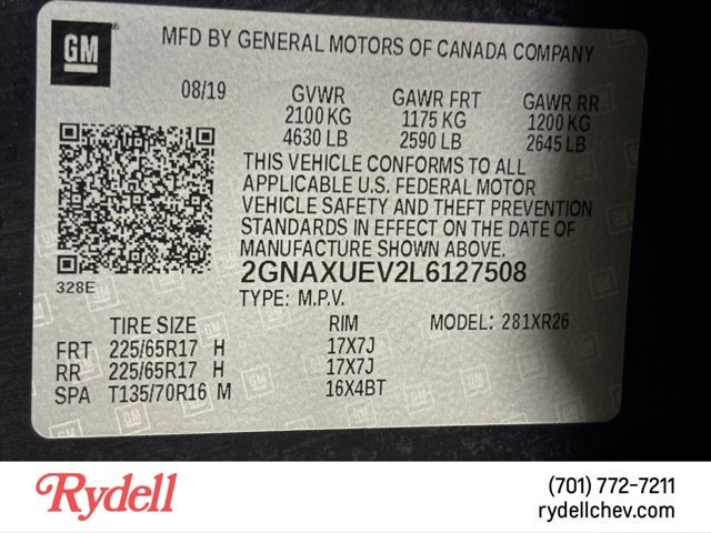 2020 Chevrolet Equinox LT