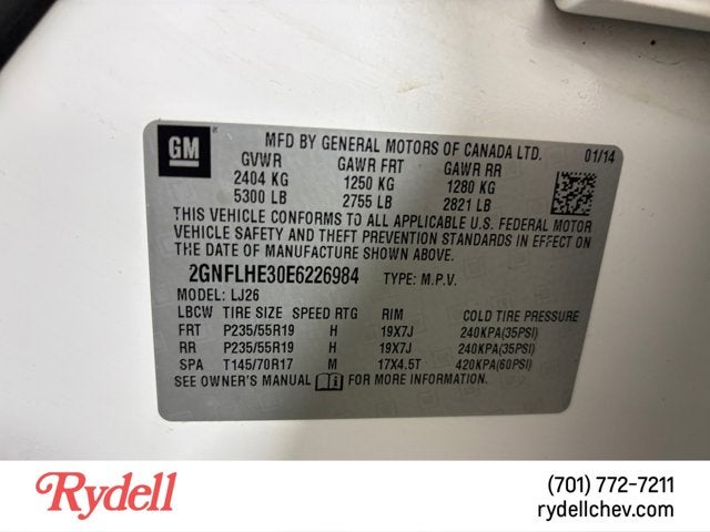 2014 Chevrolet Equinox LTZ