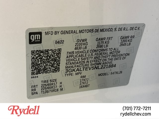 2022 GMC Terrain SLE