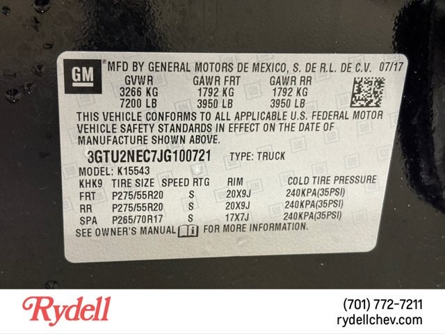 2018 GMC Sierra 1500 SLT